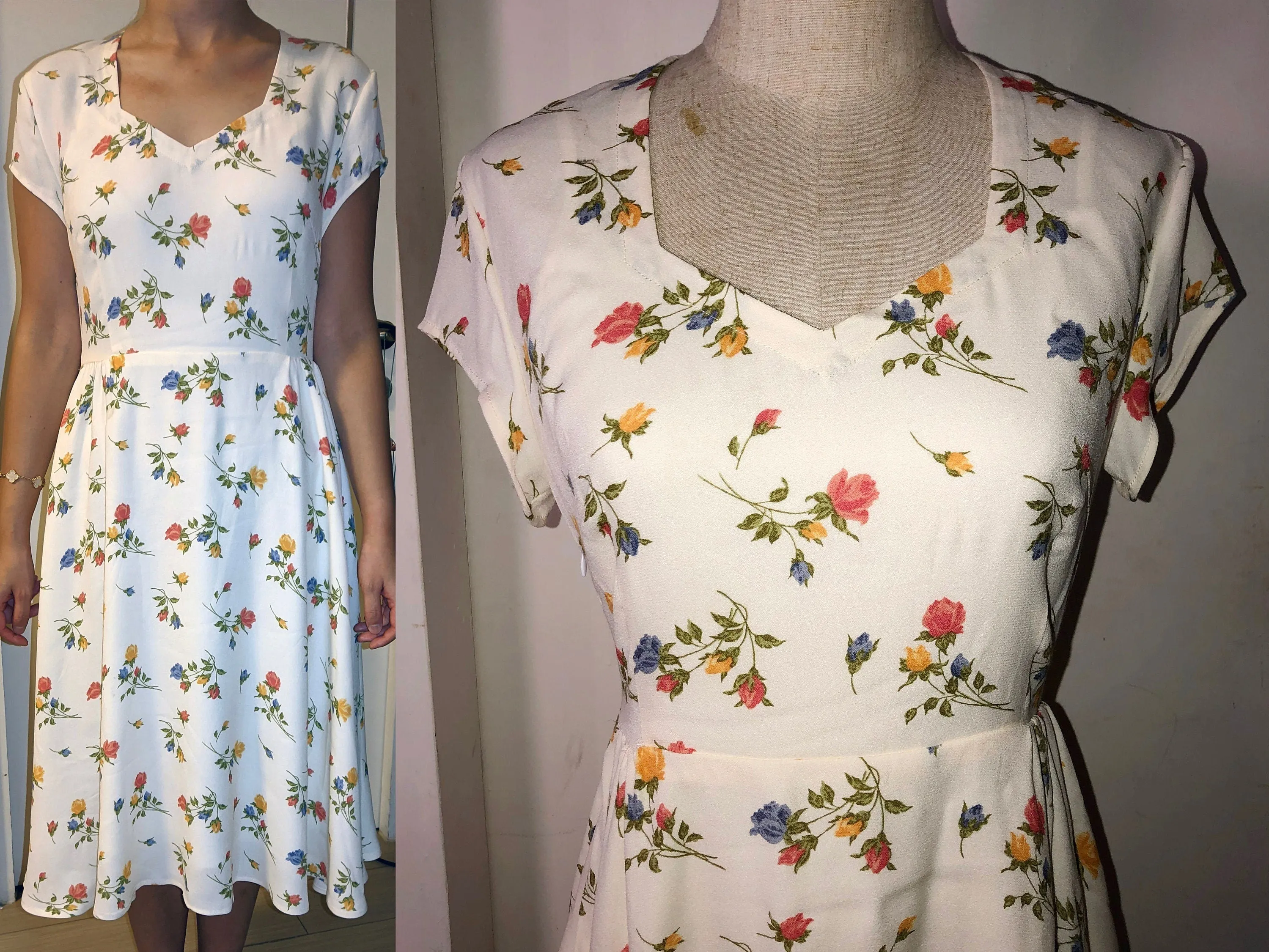 💐 Floral Swing Dress