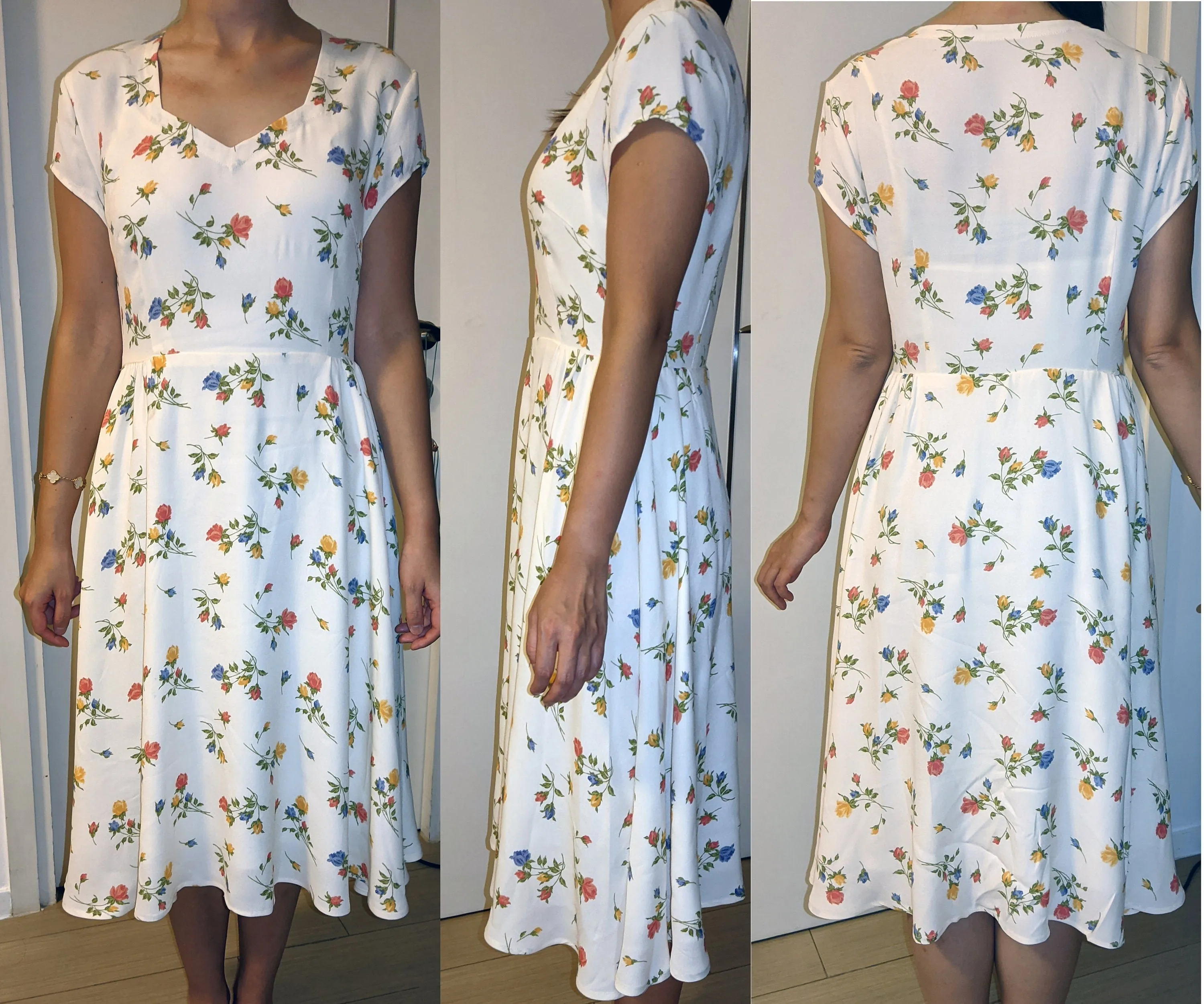 💐 Floral Swing Dress