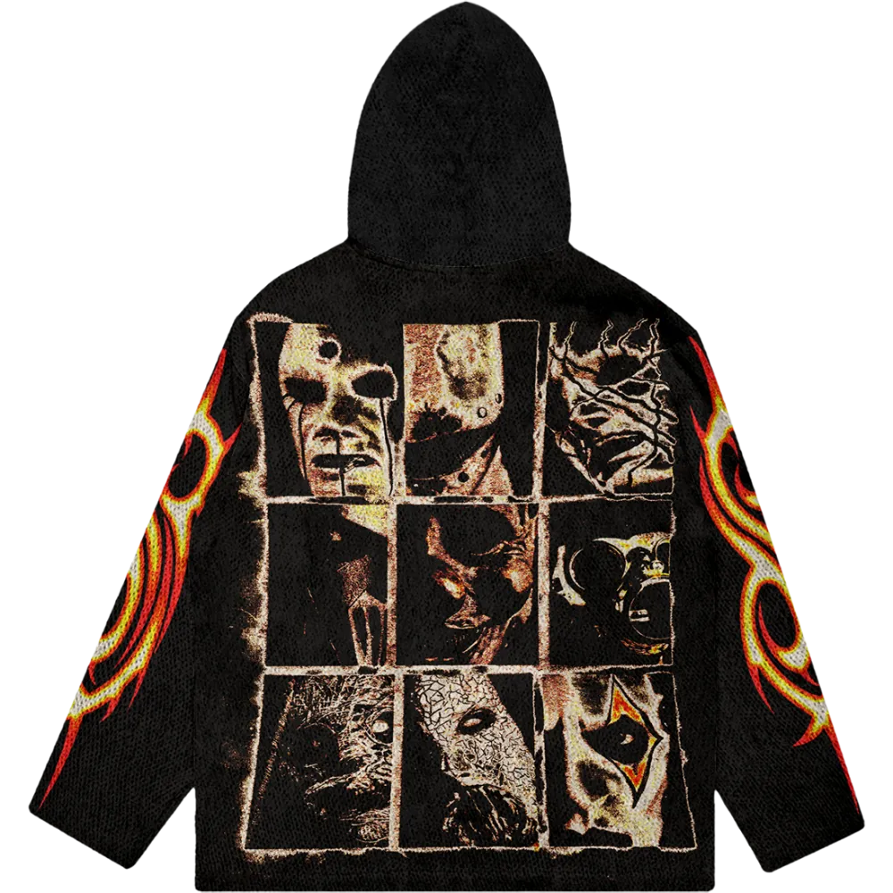 9 Square Woven Pullover Hoodie