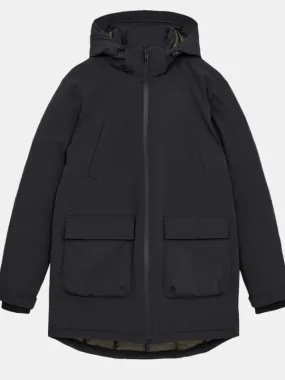 Anerkjendt Black Parka Rain Coat