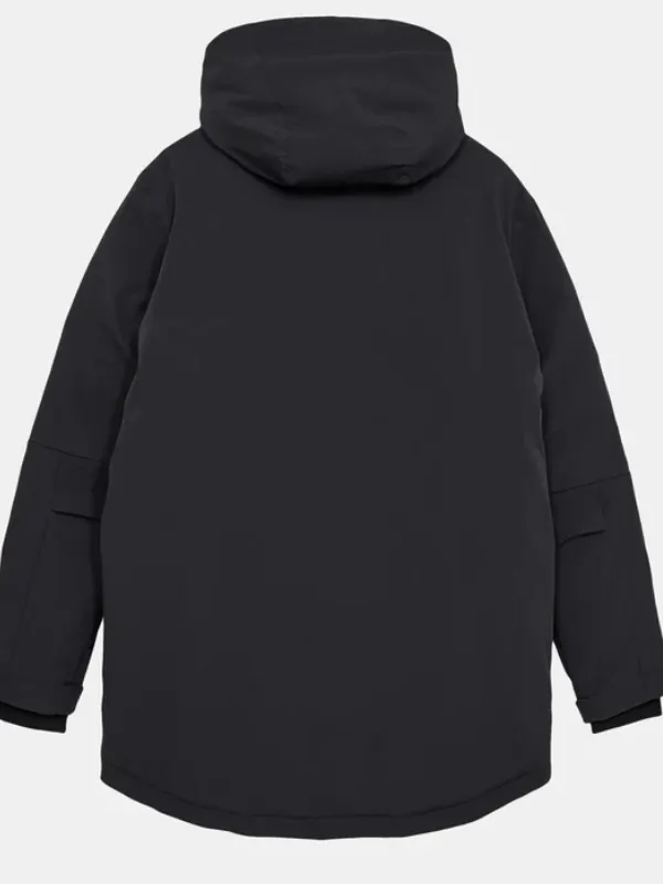 Anerkjendt Black Parka Rain Coat