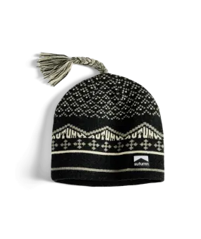 Autumn Tassle Beanie in Charcoal 2025