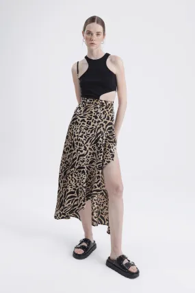 BSL Women Midi skirt with deep slit - Tepeji del Río de Ocampo