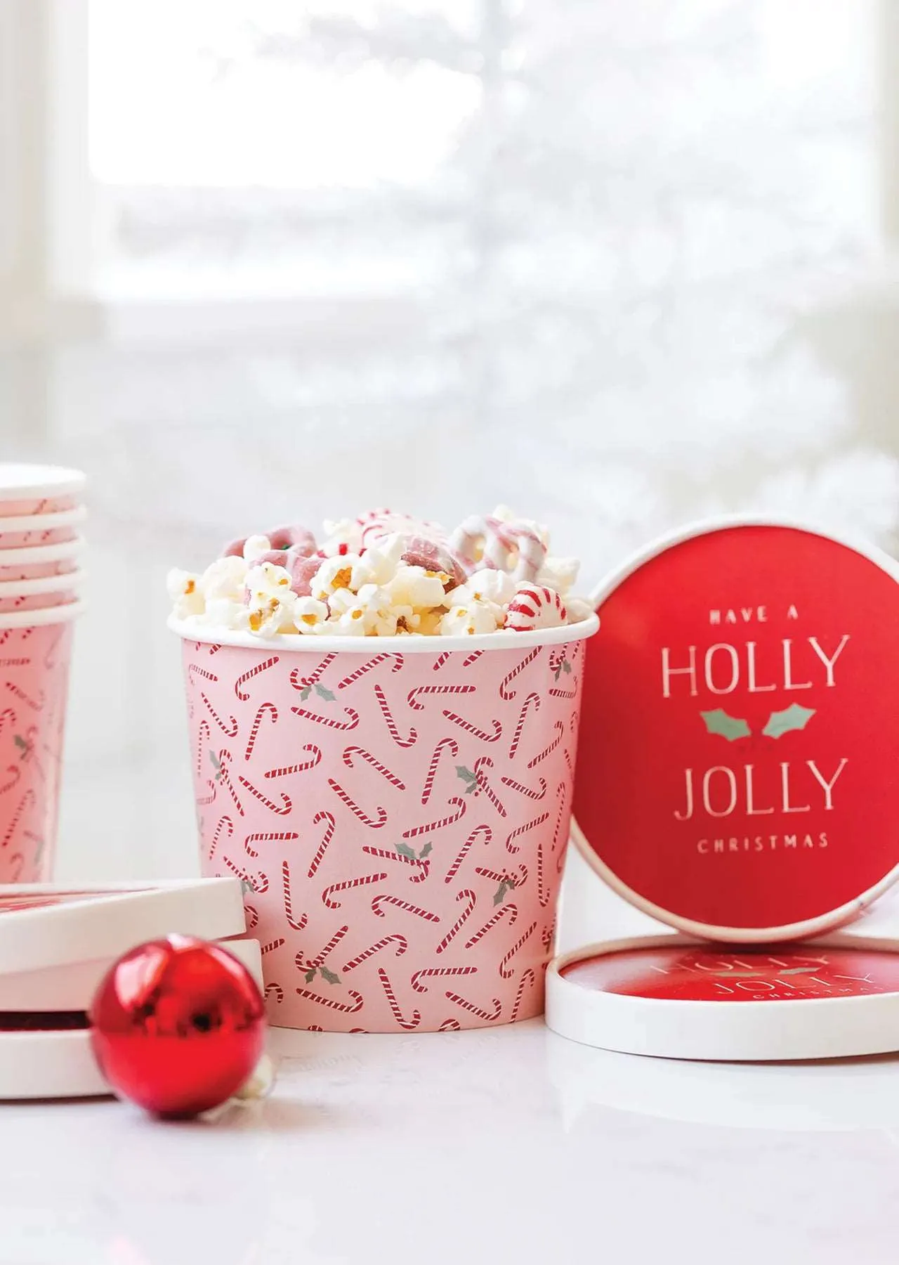 Candy Cane Take Out treat Cups