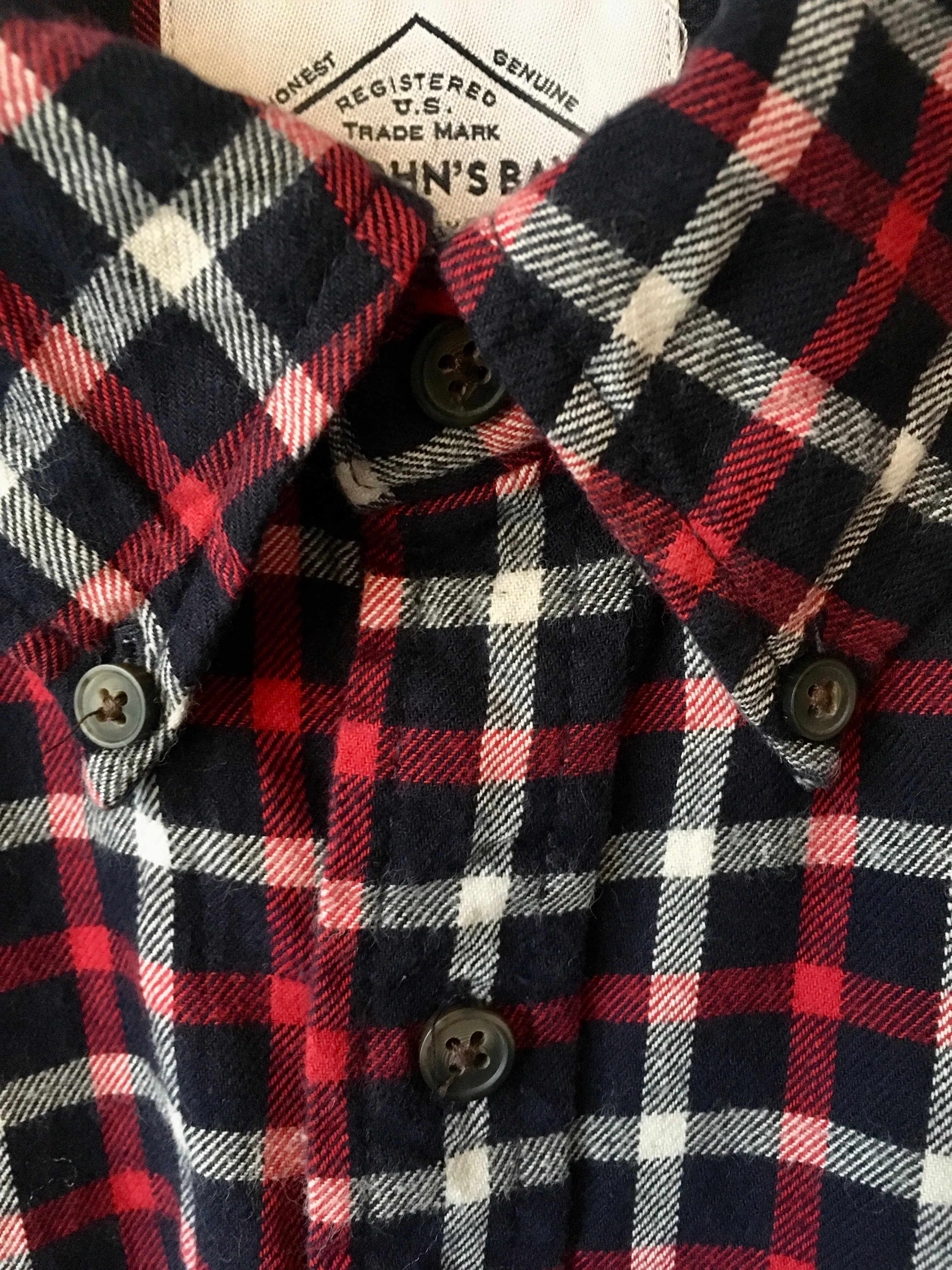 Check flannel plaid shirt by St. John’s Bay XL