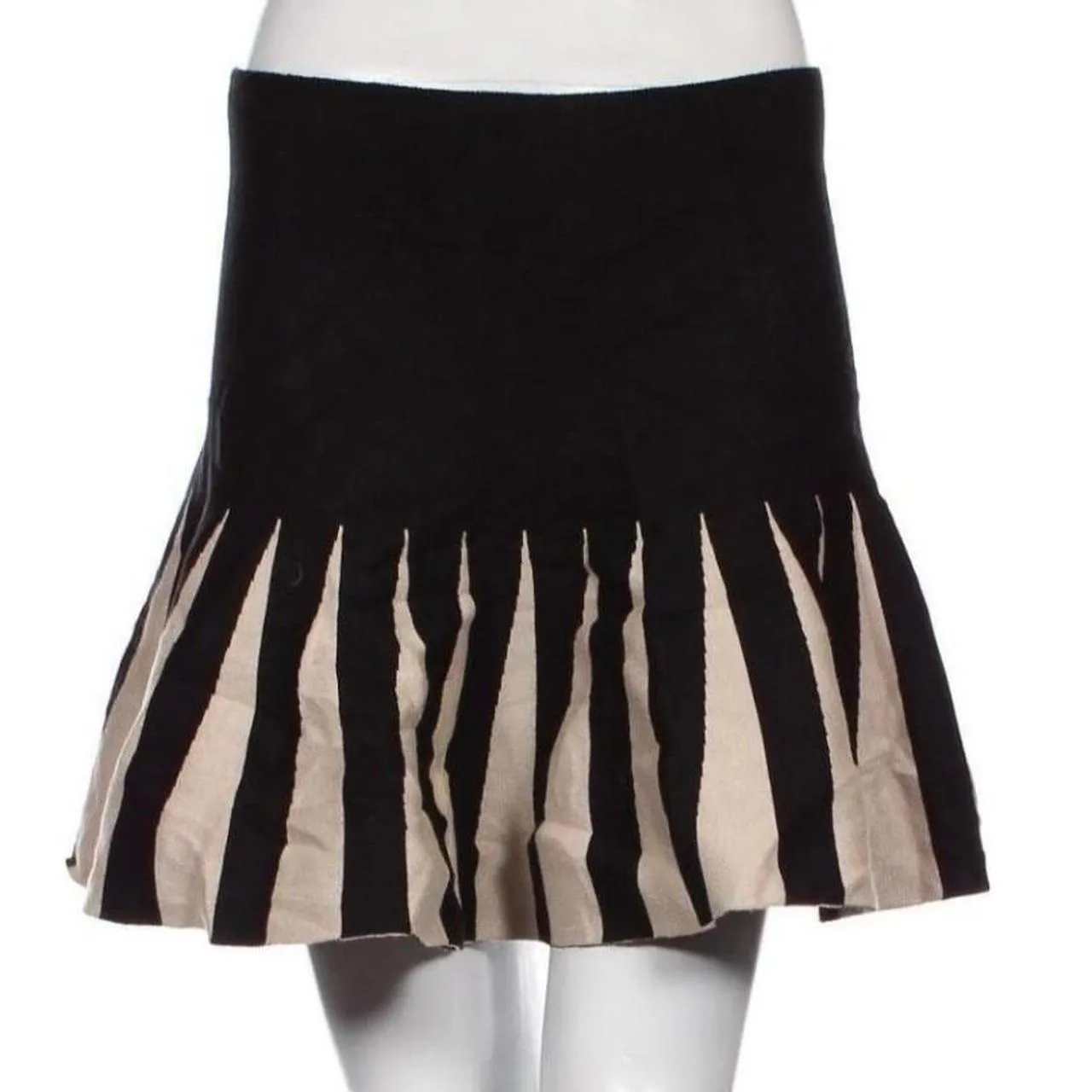 Derhy pleated mini skirt