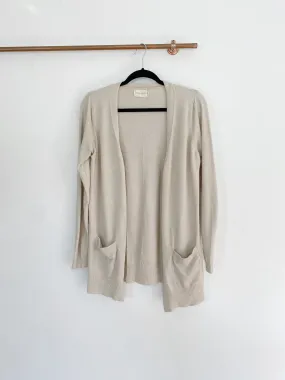 Dreamers Open front Cardigan Cream size Medium
