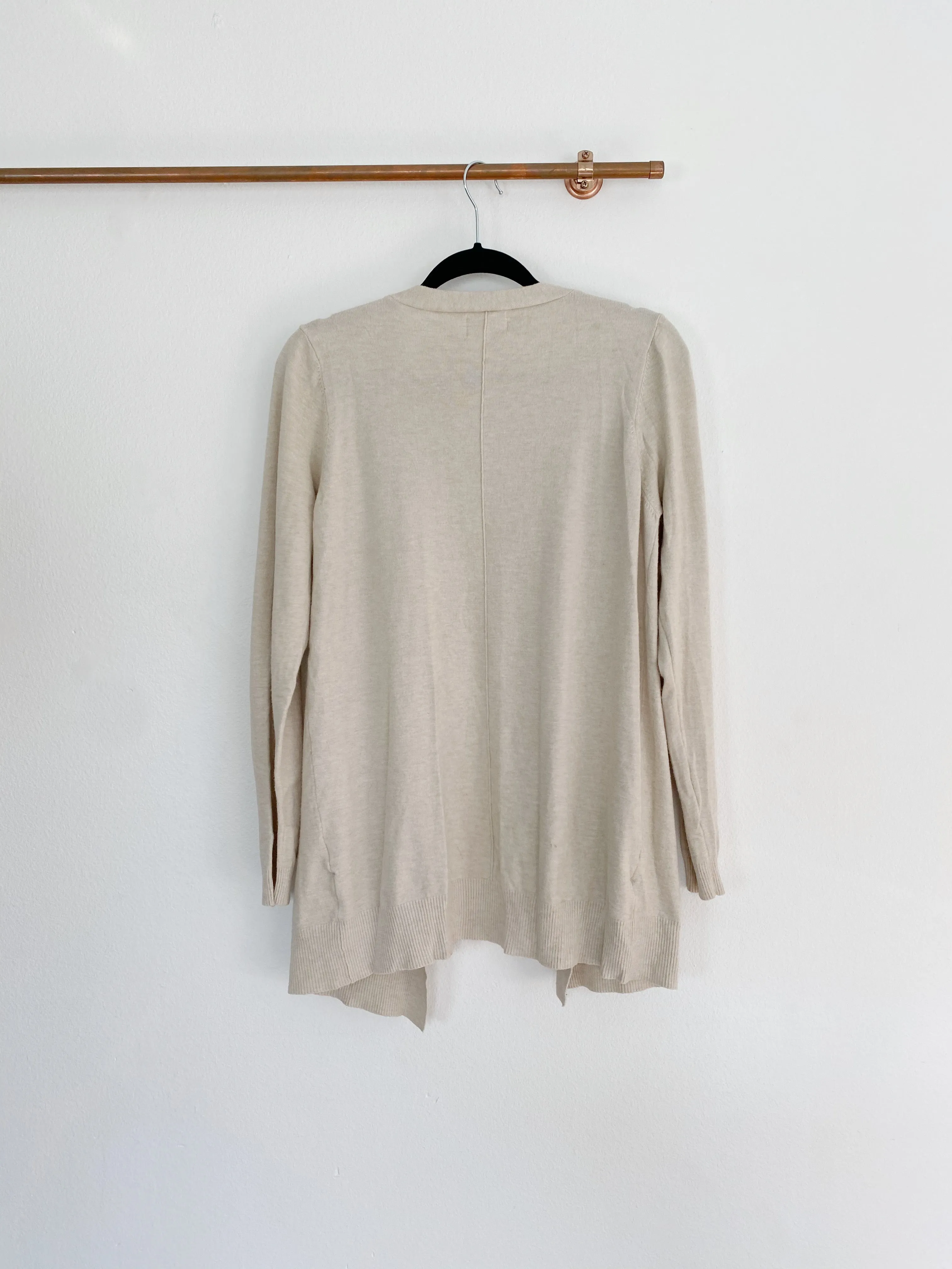 Dreamers Open front Cardigan Cream size Medium