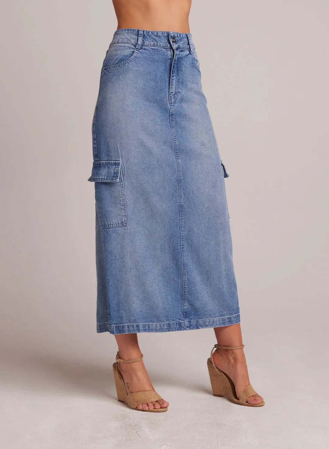 Edie Cargo Skirt - Pacific Salt Wash