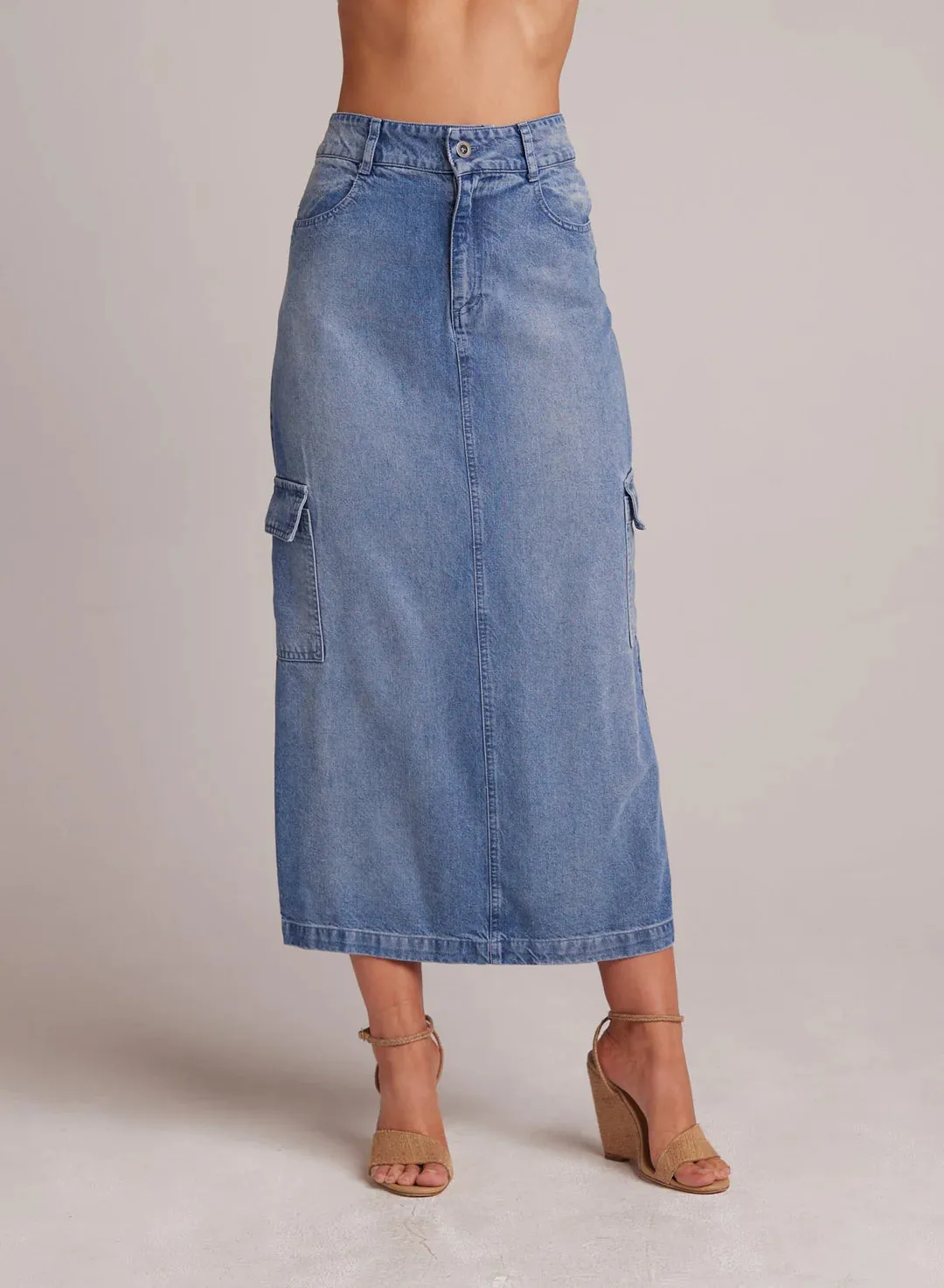 Edie Cargo Skirt - Pacific Salt Wash