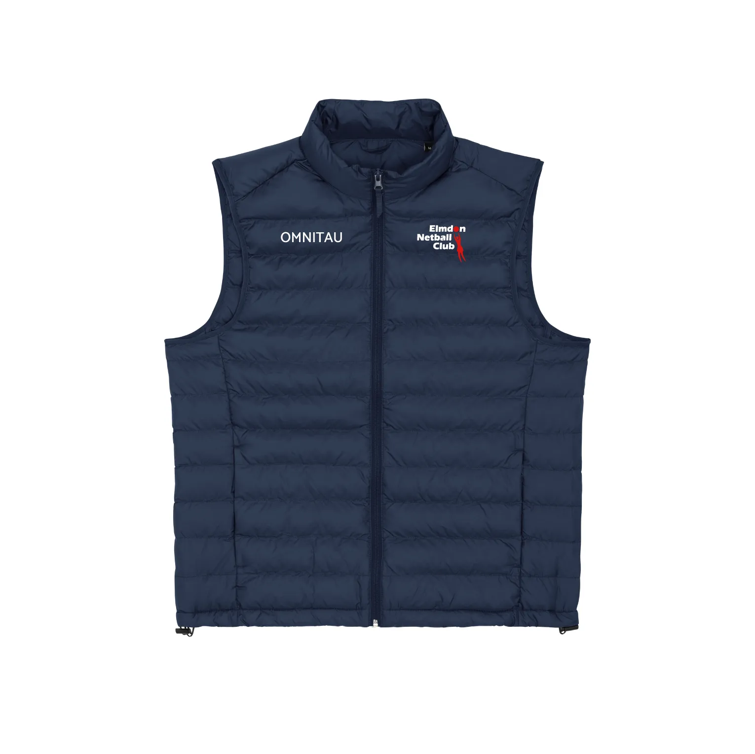 Elmdon Netball Club Omnitau Team Sports Recycled Padded Gilet - Navy