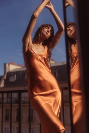 Emma Slip Dress - Bronze