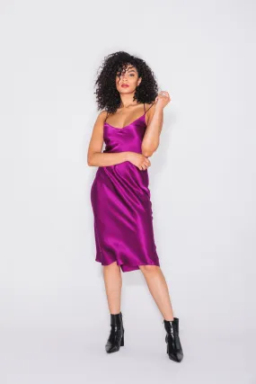 Emma Slip Dress - Electric Orchid