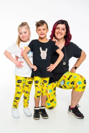 FIM Womens Leggings Sunshine Yellow