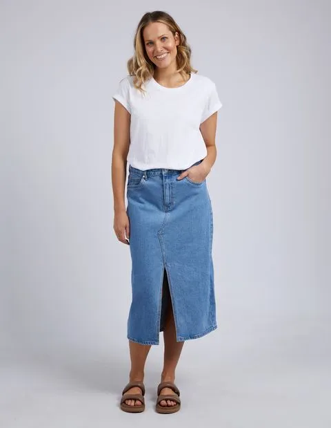 Foxwood 'Scout Midi Skirt' - Light Blue