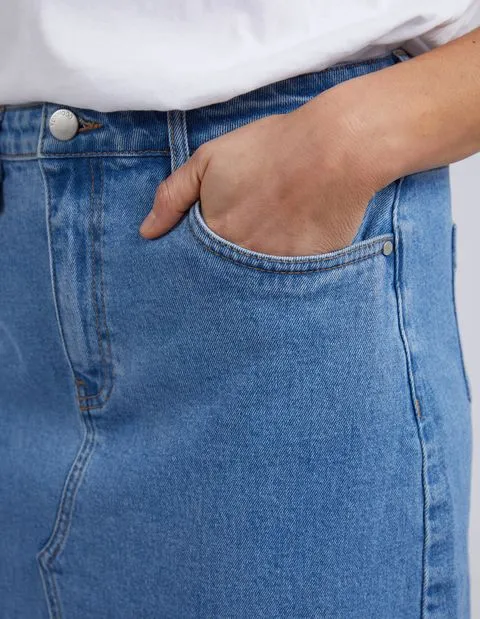 Foxwood 'Scout Midi Skirt' - Light Blue
