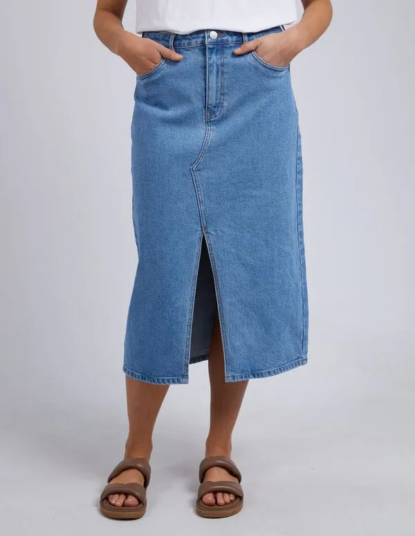 Foxwood 'Scout Midi Skirt' - Light Blue