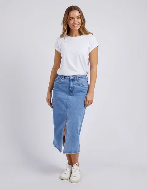 Foxwood 'Scout Midi Skirt' - Light Blue