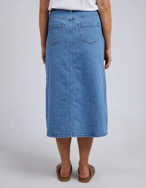 Foxwood 'Scout Midi Skirt' - Light Blue