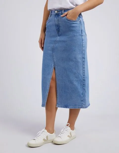 Foxwood 'Scout Midi Skirt' - Light Blue