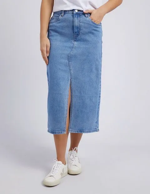 Foxwood 'Scout Midi Skirt' - Light Blue