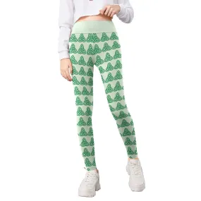 Green Trinity Knot Kid's Leggings
