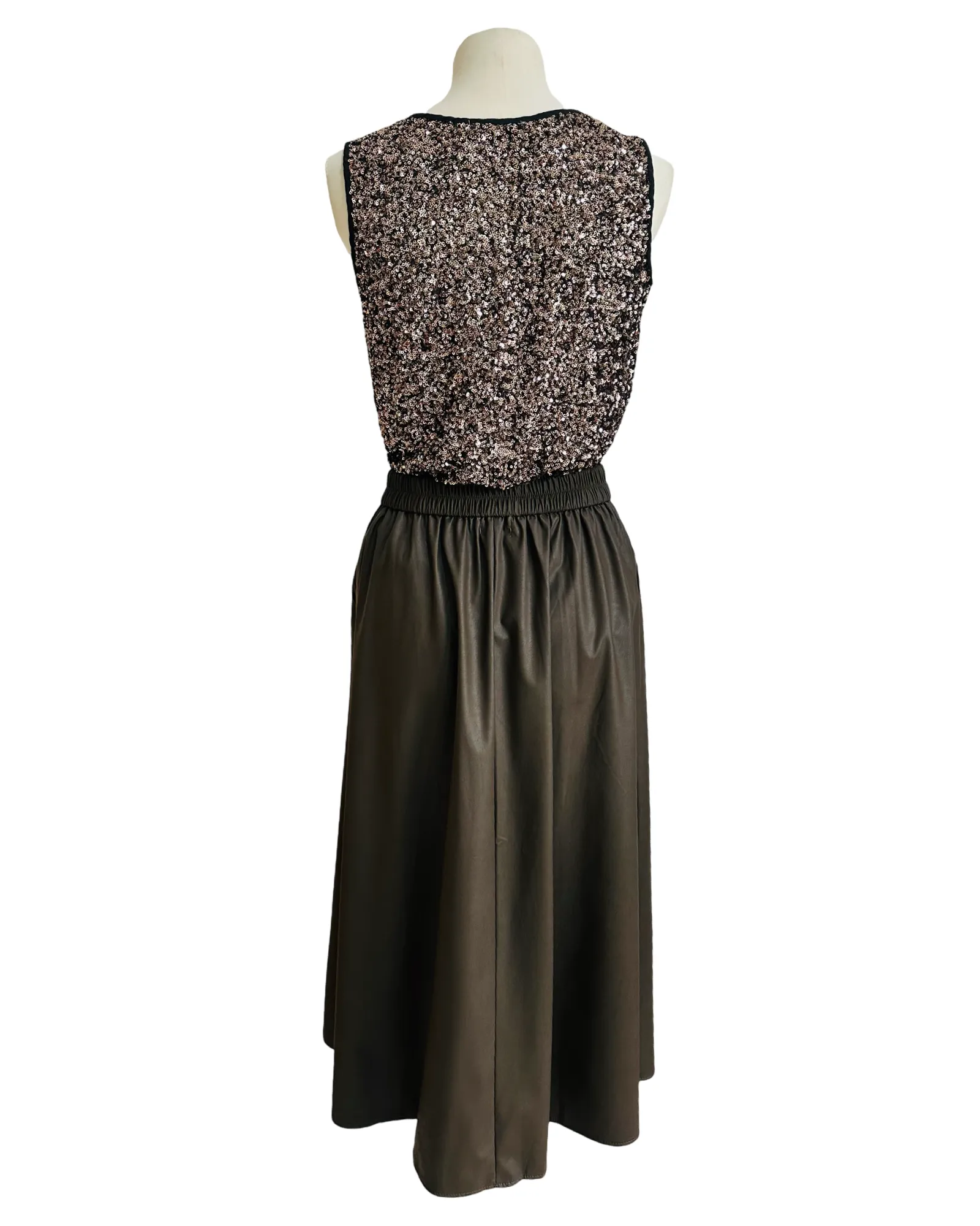 ICON SKIRT dark brown