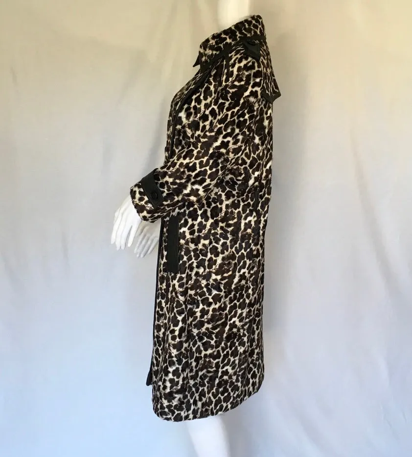 Karen Millen Animal Print Color Coat