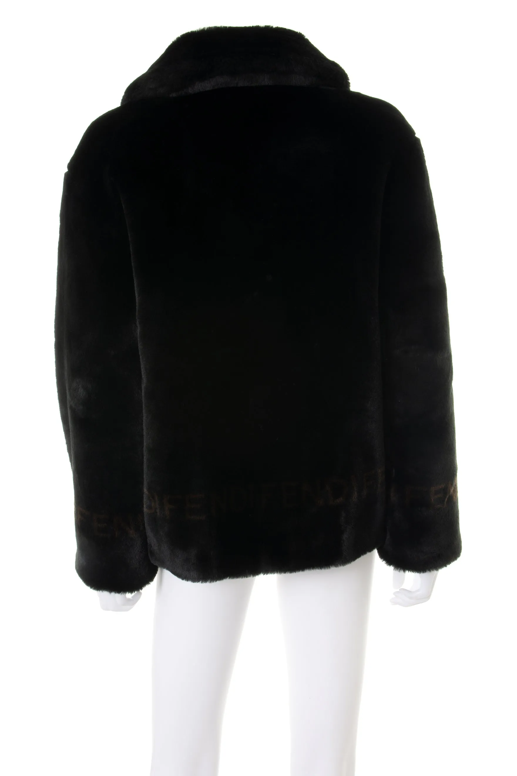 Logo Fur Coat