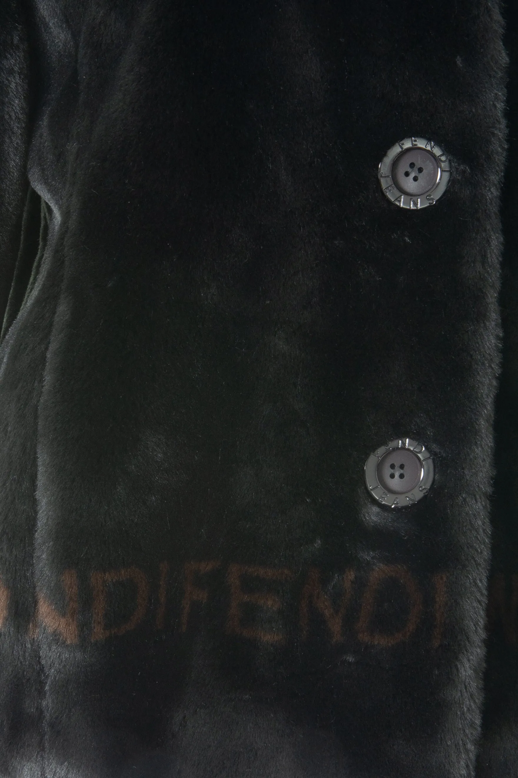 Logo Fur Coat