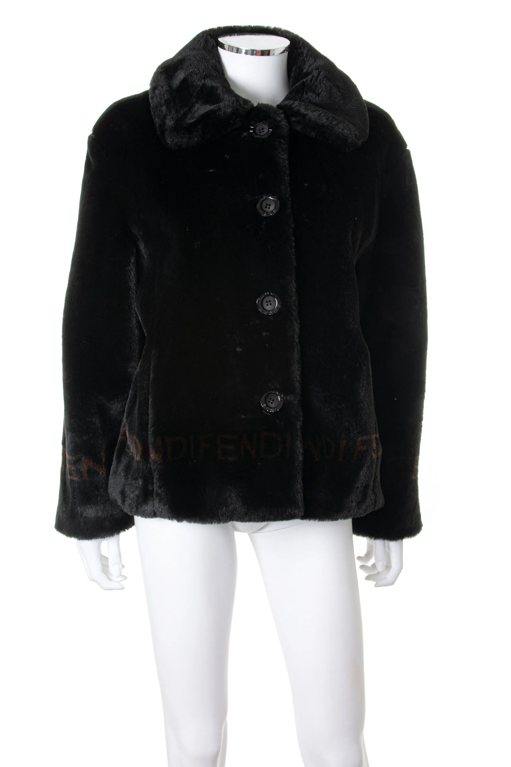 Logo Fur Coat