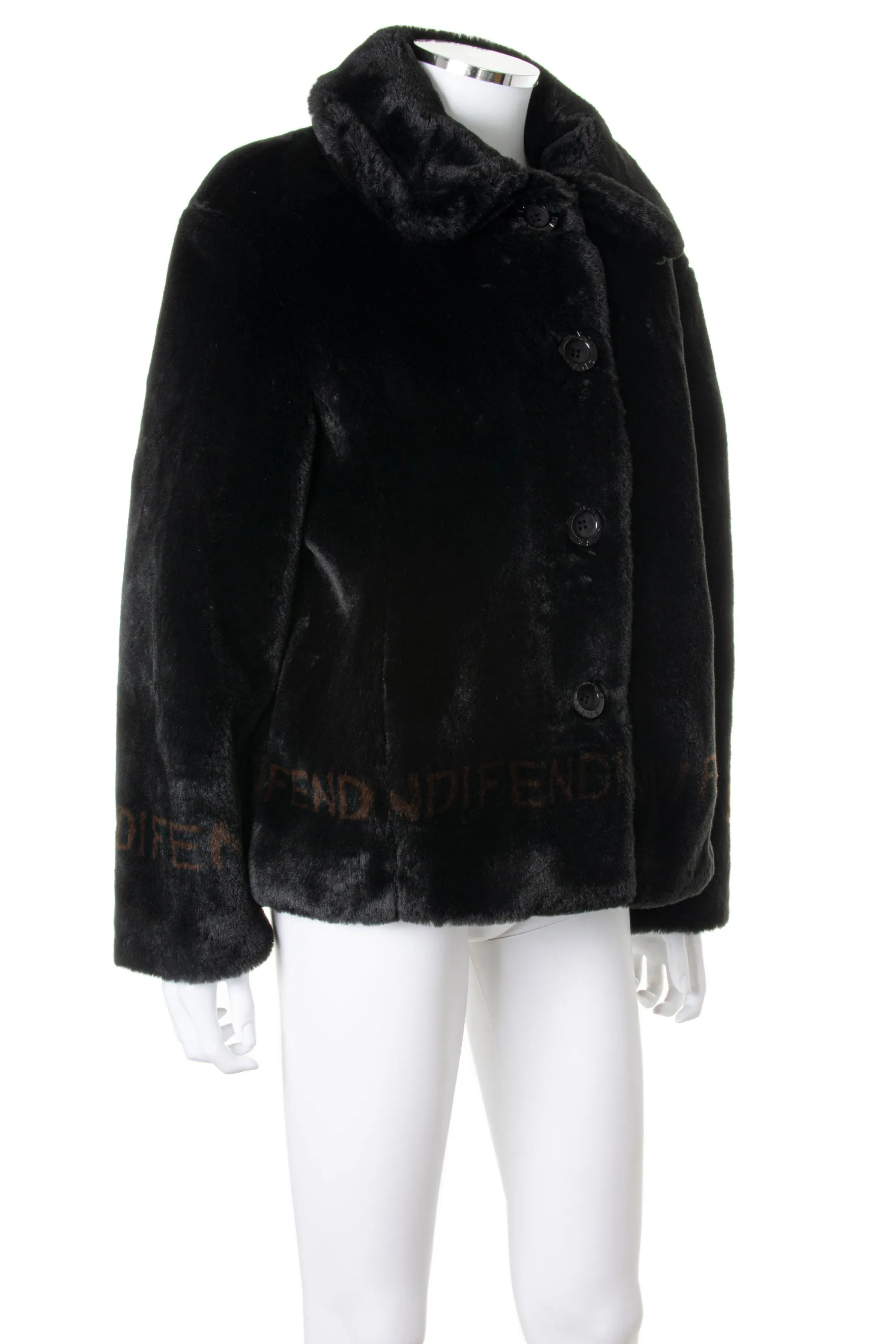 Logo Fur Coat