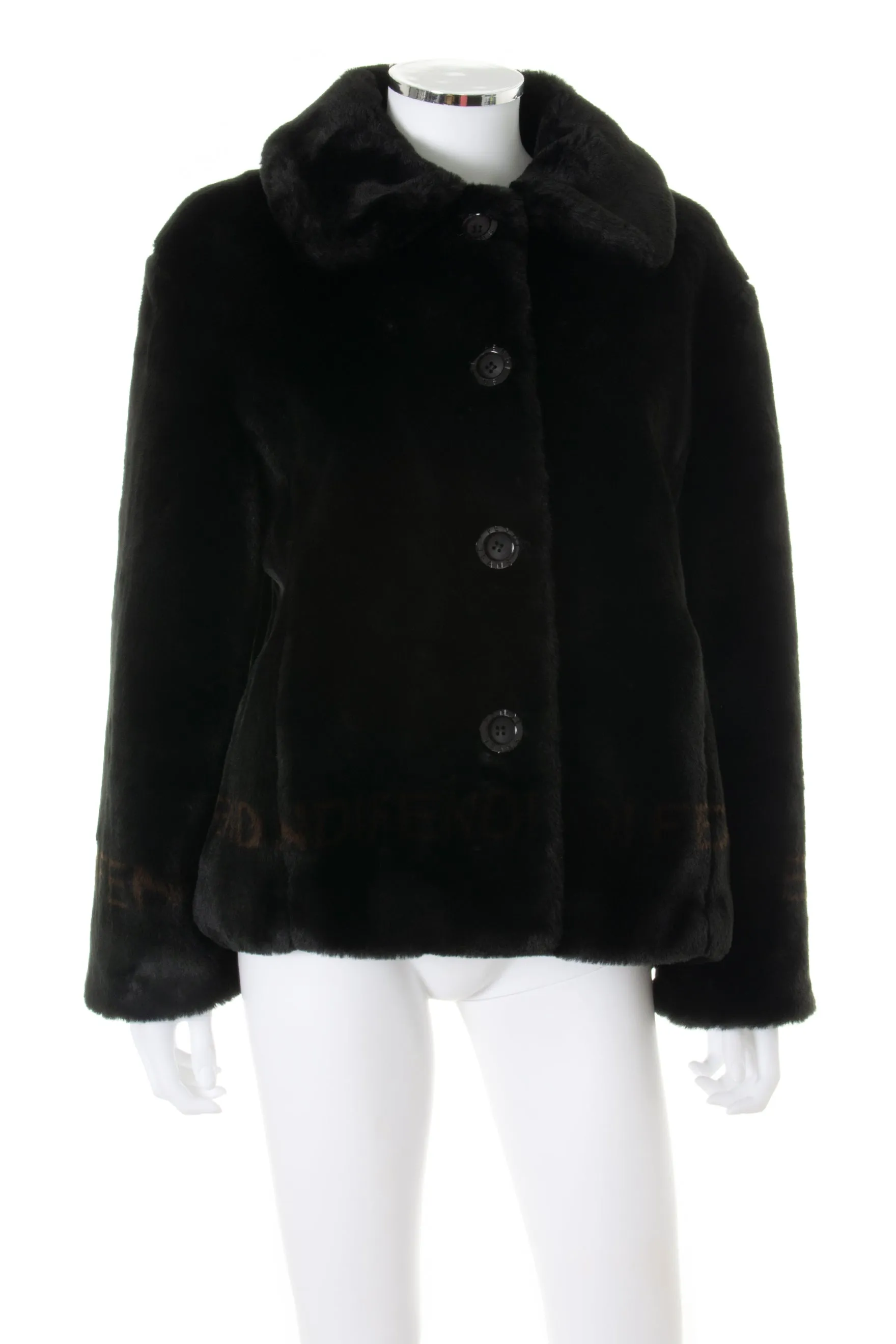 Logo Fur Coat