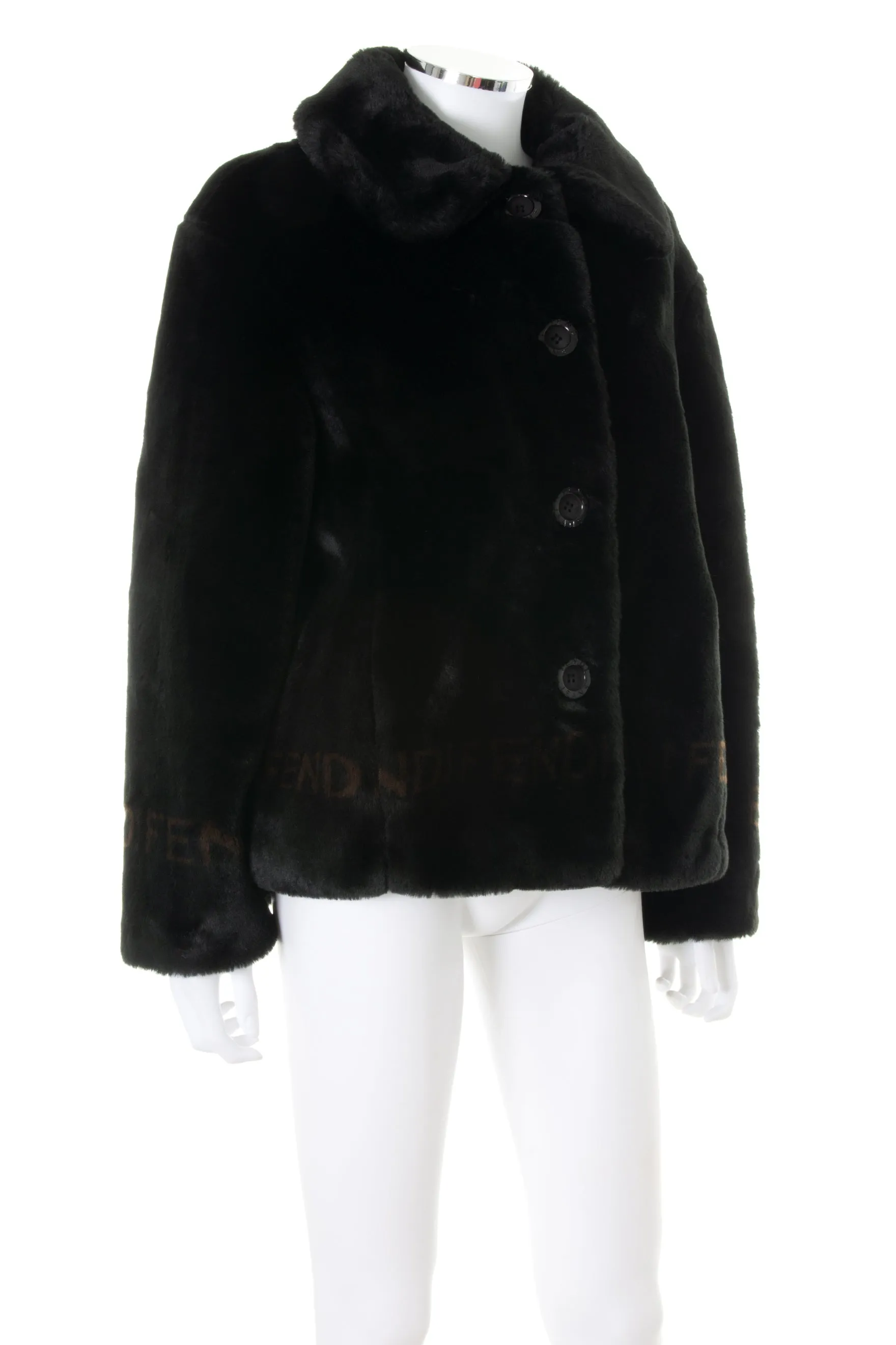 Logo Fur Coat