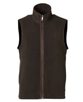 Men's Country Fleece Gilet - Khaki