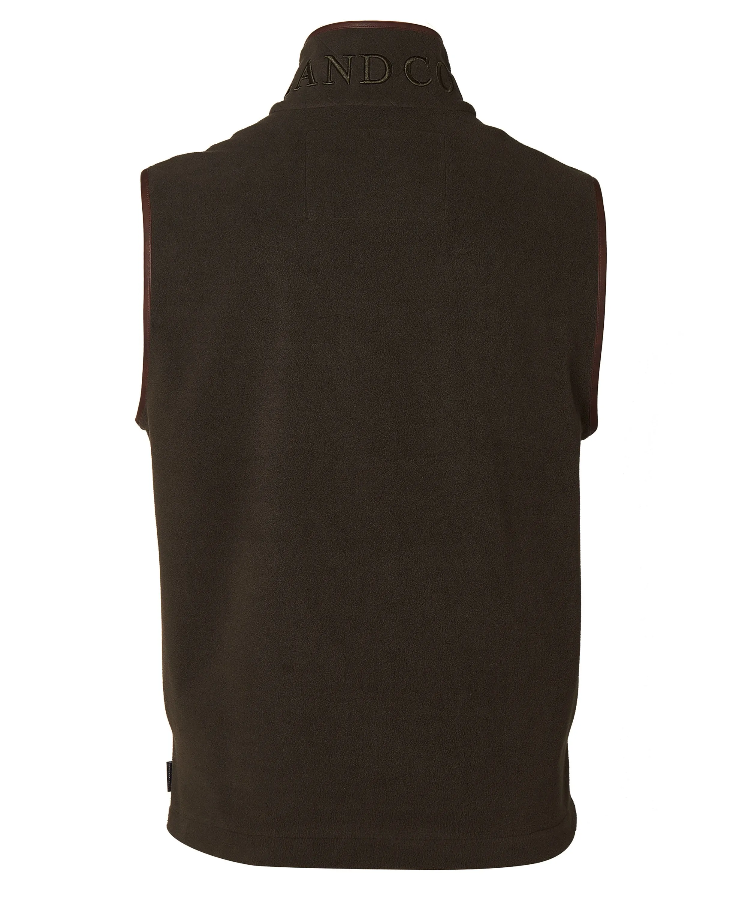 Men's Country Fleece Gilet - Khaki