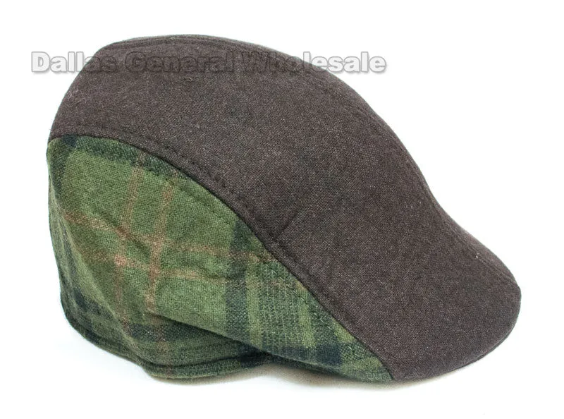Men's Fashion Patch Newsboy Caps Wholesale
