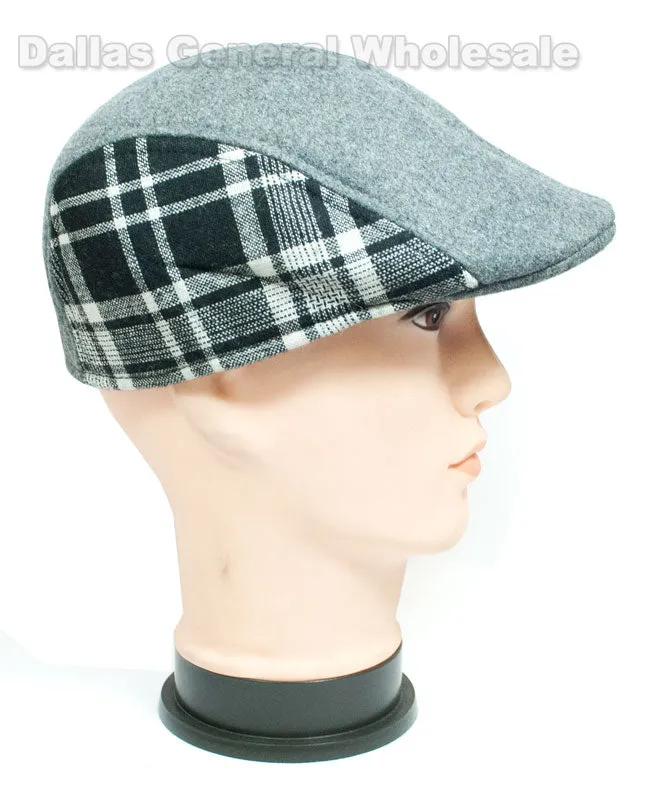Men's Fashion Patch Newsboy Caps Wholesale