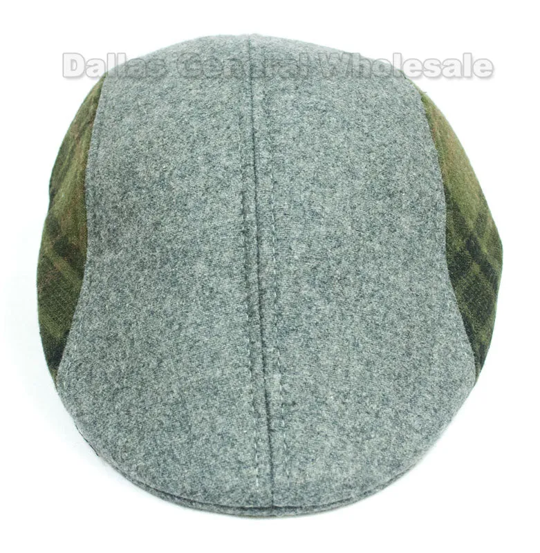 Men's Fashion Patch Newsboy Caps Wholesale