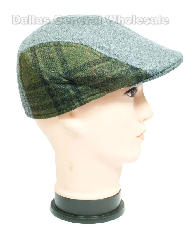 Men's Fashion Patch Newsboy Caps Wholesale