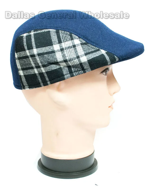 Men's Fashion Patch Newsboy Caps Wholesale