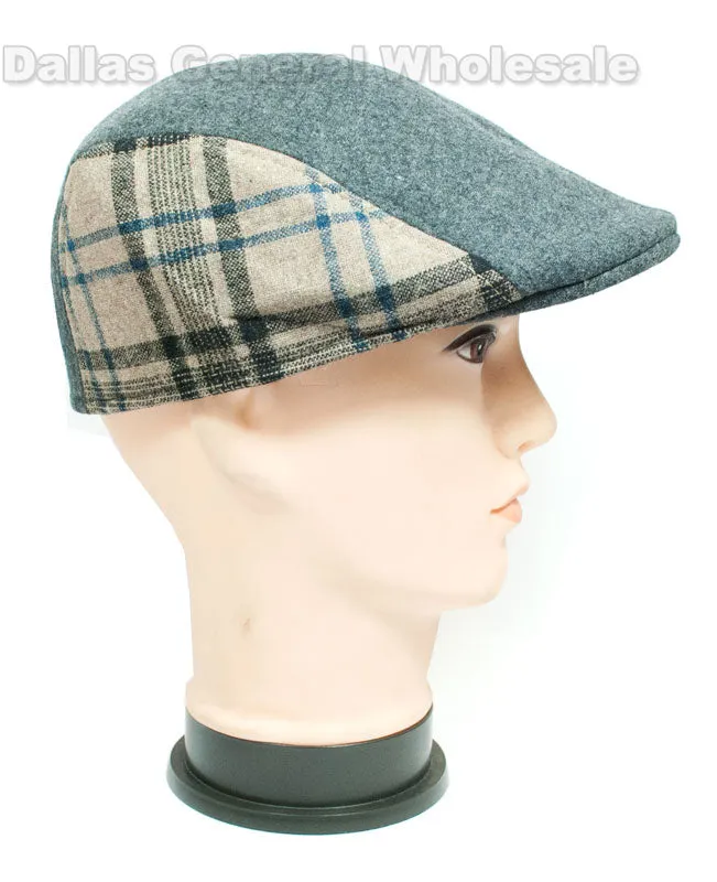 Men's Fashion Patch Newsboy Caps Wholesale