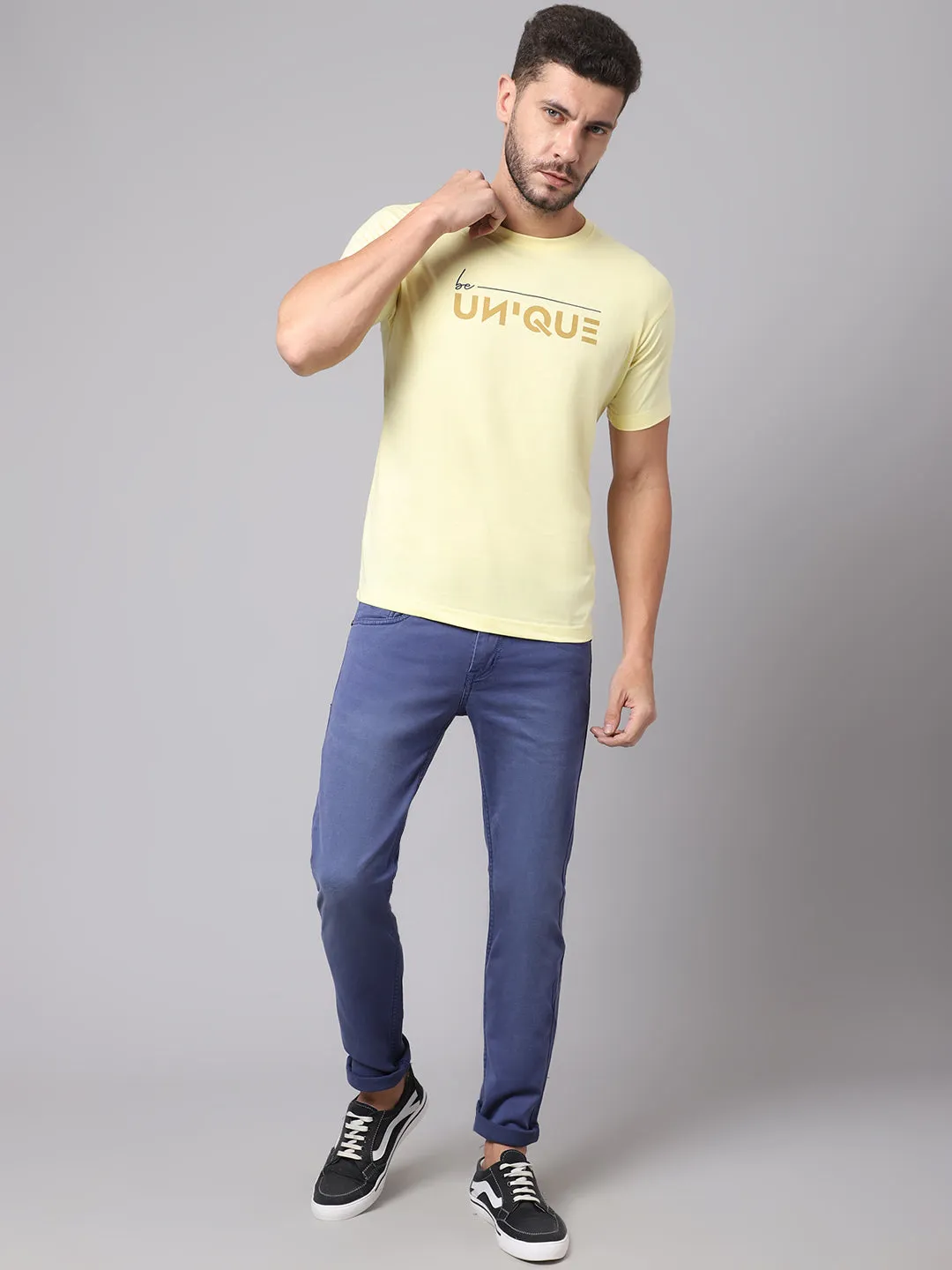 Mens Navy Denim