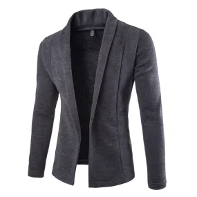 Mens Open Front Light Cardigan