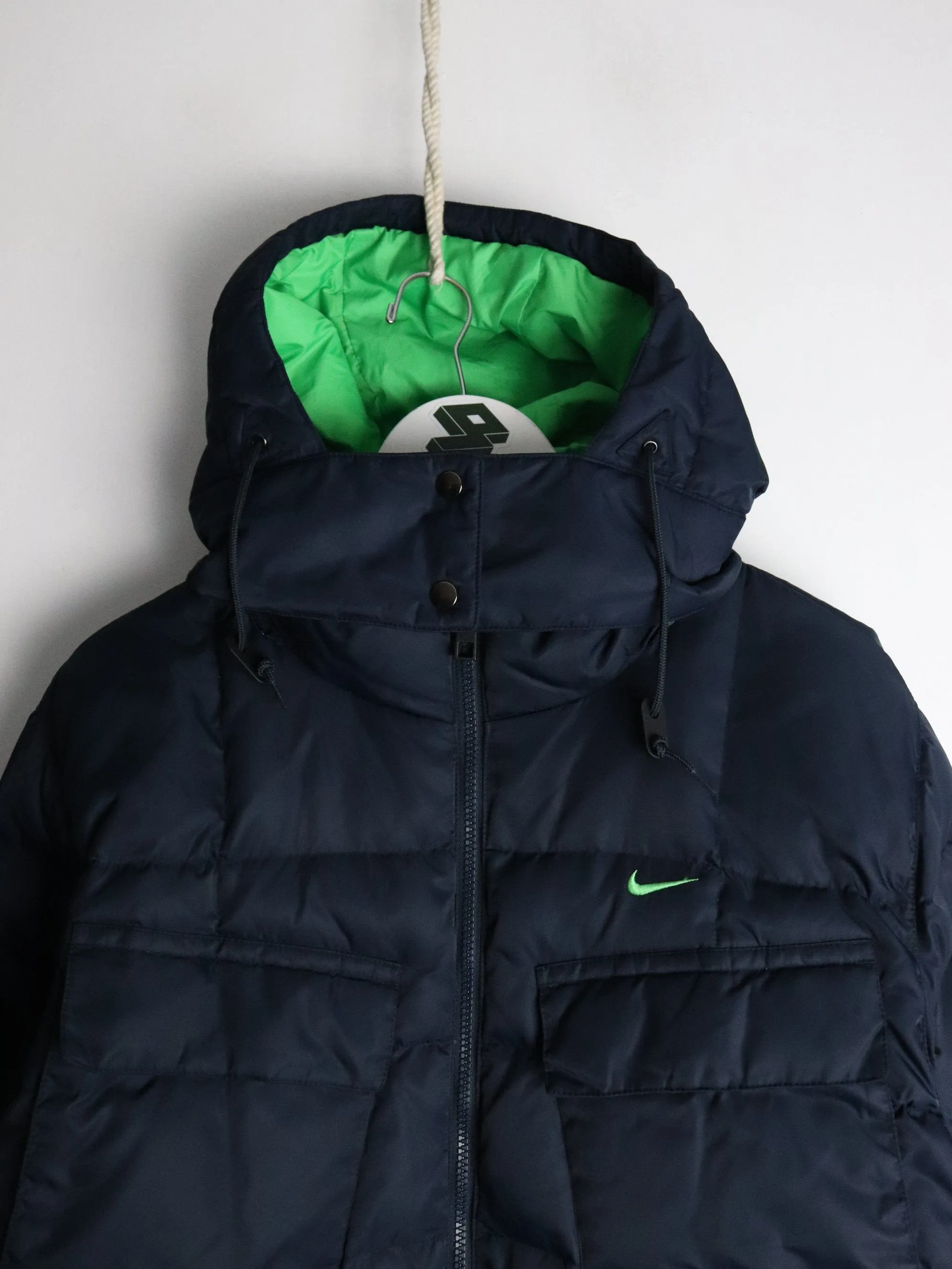 Nike Jacket Mens XL Blue Down Coat