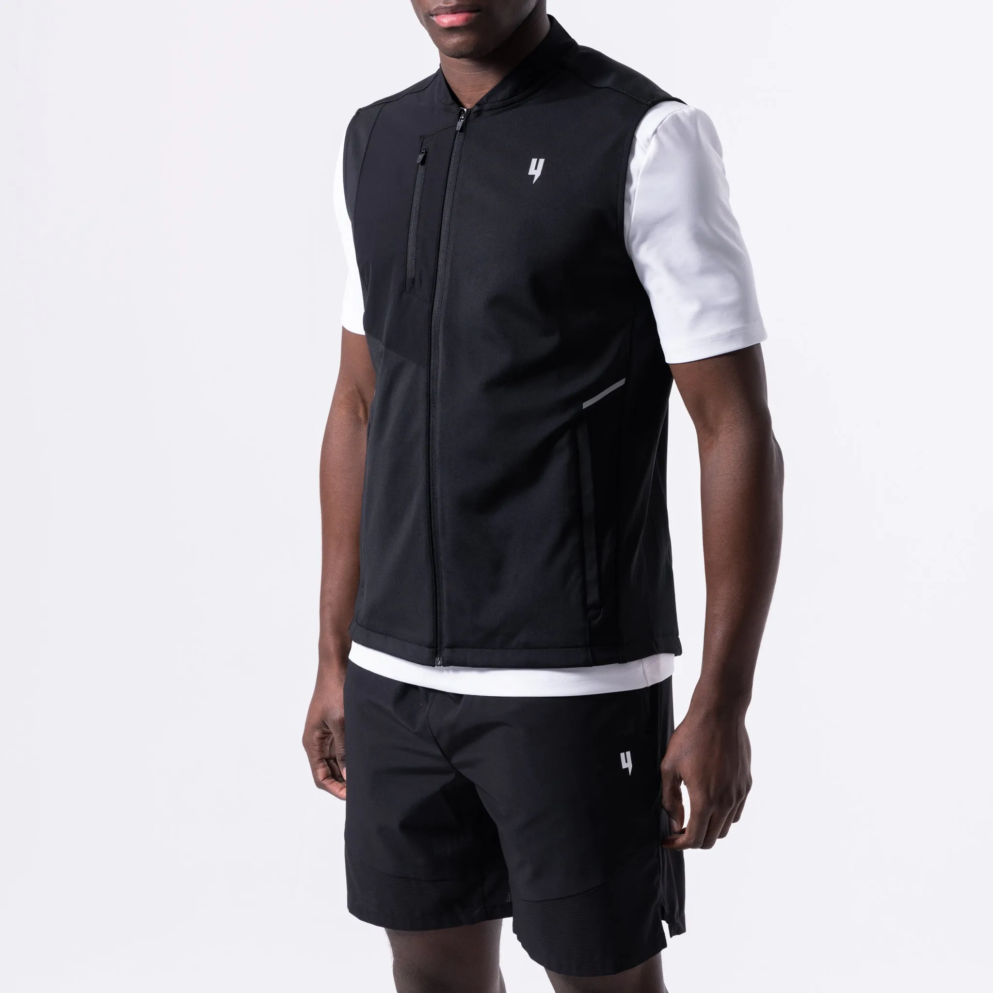 PERFORMANCE STRETCH GILET BLACK