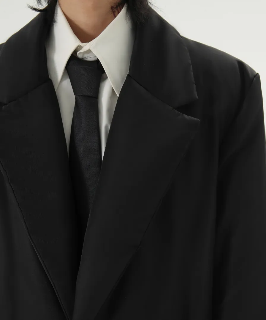 Puffer Single-Breasted Longline Coat