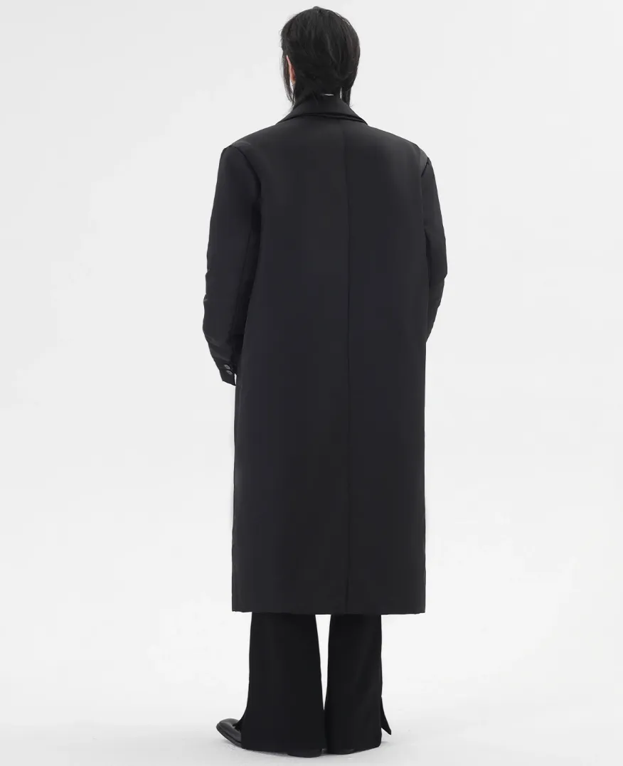 Puffer Single-Breasted Longline Coat