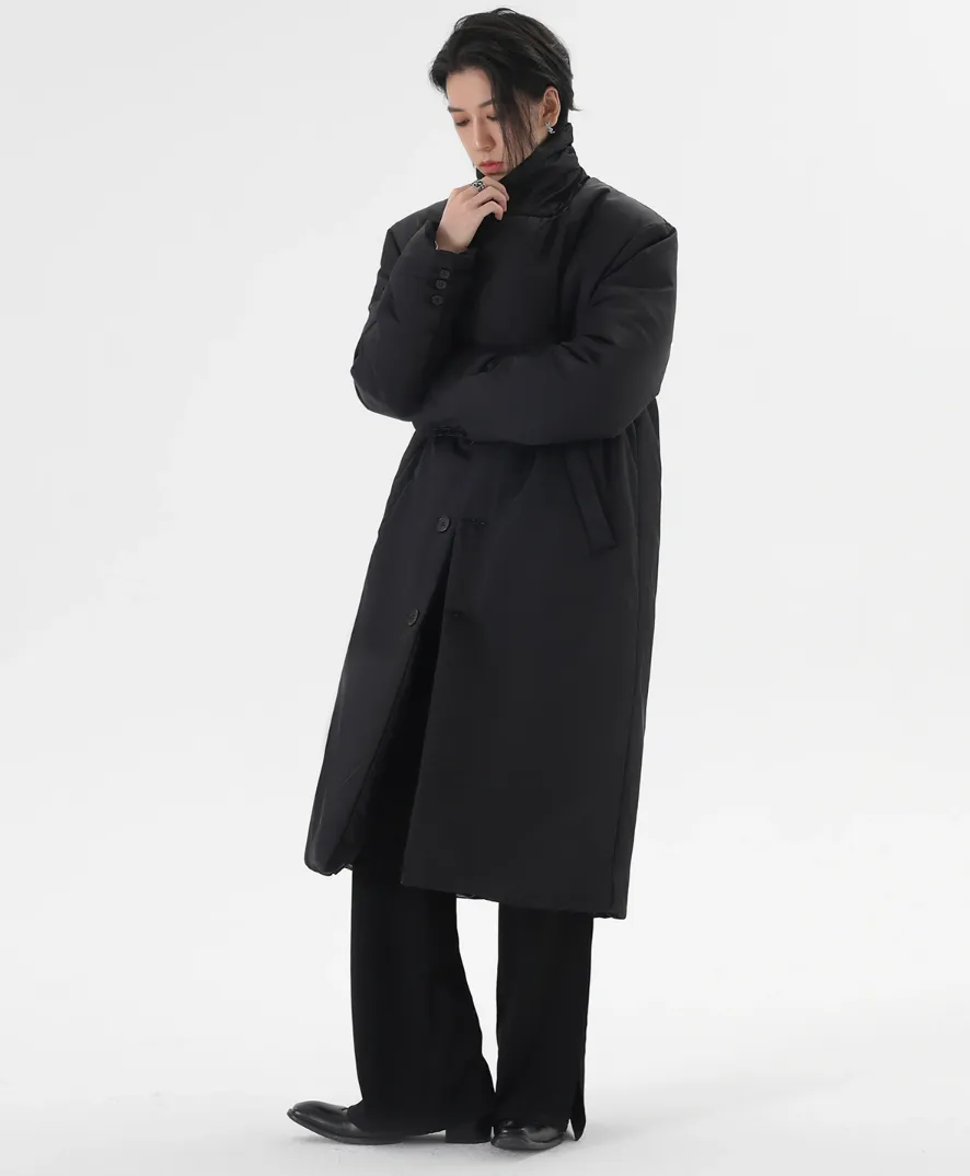 Puffer Single-Breasted Longline Coat