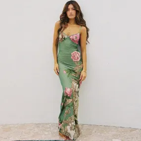 Rossa Printed Maxi Bodycon Slip Dresses - 4 Patterns